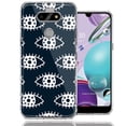 thumbnail image 1 of MUNDAZE For LG Aristo 5/K31/Fortune 3 Starry Evil Eyes Design Double Layer Phone Case Cover, 1 of 1
