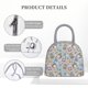 thumbnail image 4 of Balery Summer Time With Gnome Bolsa de Almuerzo para Mujeres, Caja de Almuerzo, Bolsa de Almuerzo Pequeña Impermeable, Tote de Almuerzo Reutilizable con Gran Capacidad, 4 of 6