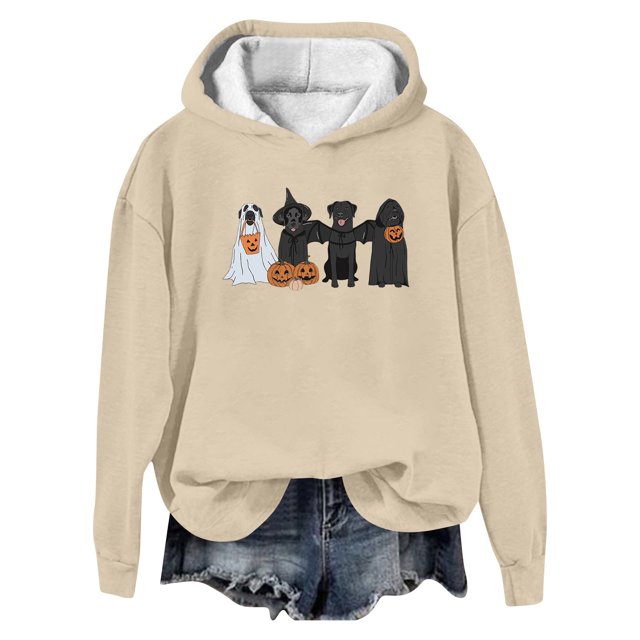 WEAIXIMIUNG Chandail en Molleton pour Femmes Col Rond Fermeture Éclair Mode Féminine Imprimé Lettre Chandail à Capuchon Décontracté Coupe Ample Pull Chandail en Molleton