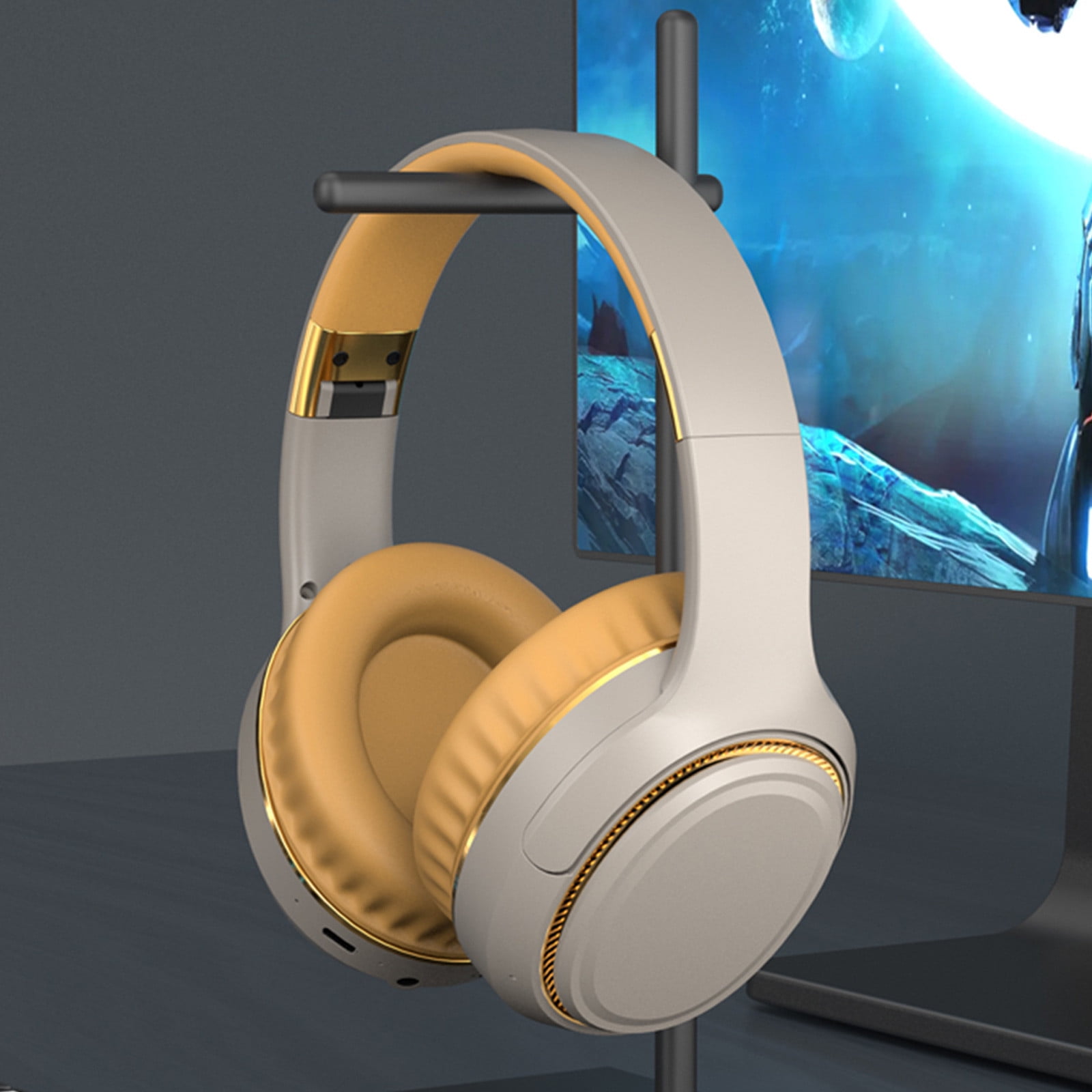Upgrade Pro‑level Hybrid Active Noise Cancelling Headphones with HD Sound, Wireless Bluetooth Headphones Over The Ear Unequaled Comfort, Vivid Deep Bass