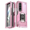 thumbnail image 1 of Funda Super Case para Samsung Z Fold 4, compatible con soporte magnético para coche, protección total de 360°, soporte de anillo, 1 of 5