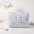 thumbnail image 2 of Bolsa de maquillaje JOVAKIT Alphabet Cosmetic Bag 2 unidades Blue Floral E, 2 of 7