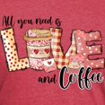 thumbnail image 3 of CafePress - All You Need Is Love And Coffee T Shirt - Mens Tri-blend T-Shirt, 3 of 4