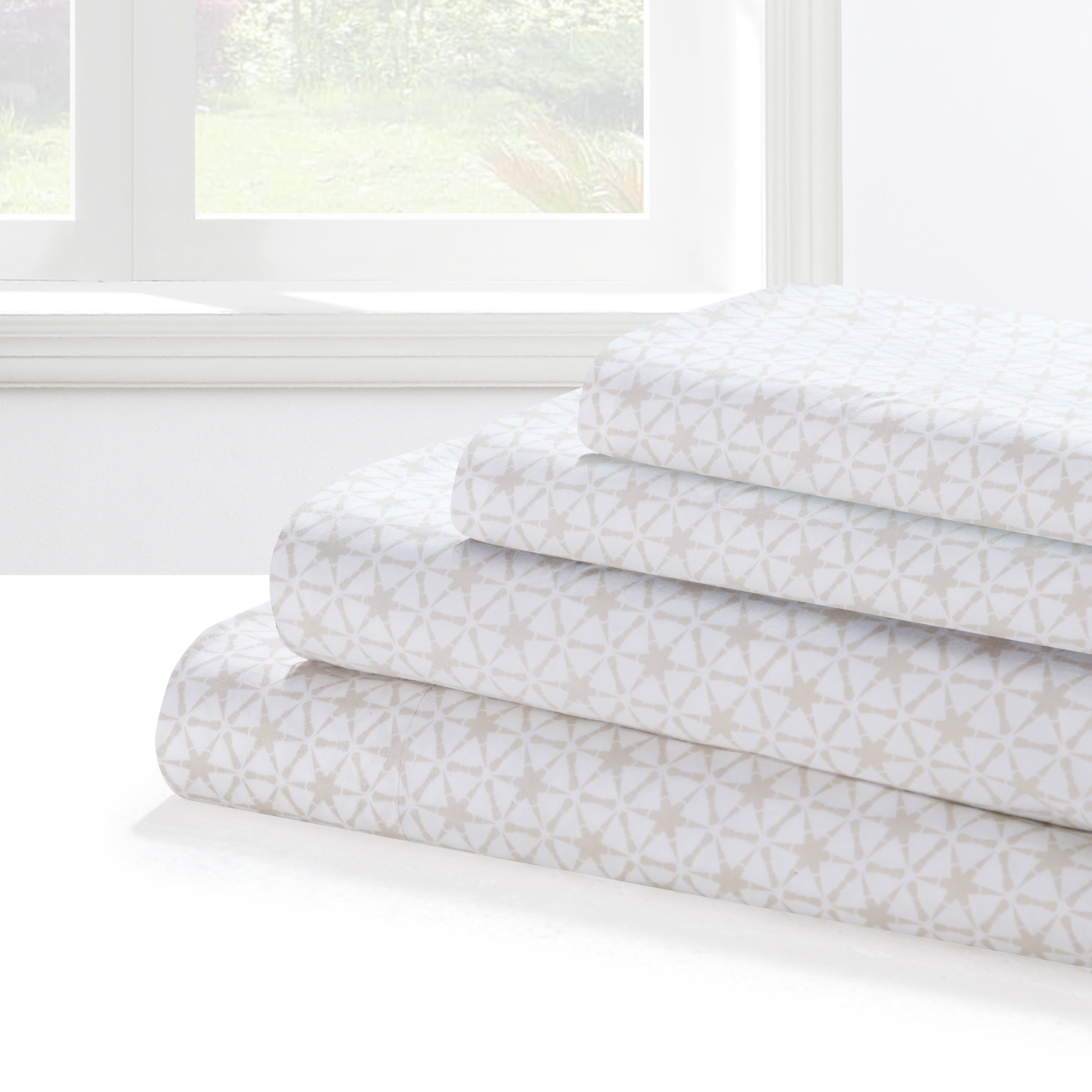 Lynx Microfiber 4-piece Sheet Set King