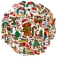 thumbnail image 2 of 35pcs-50pcs Festive Stickers Kids Stickers Christmas Stickers Sticker Pack DIY Stickers for Luggage Notebook Car Sticker, 2 of 9