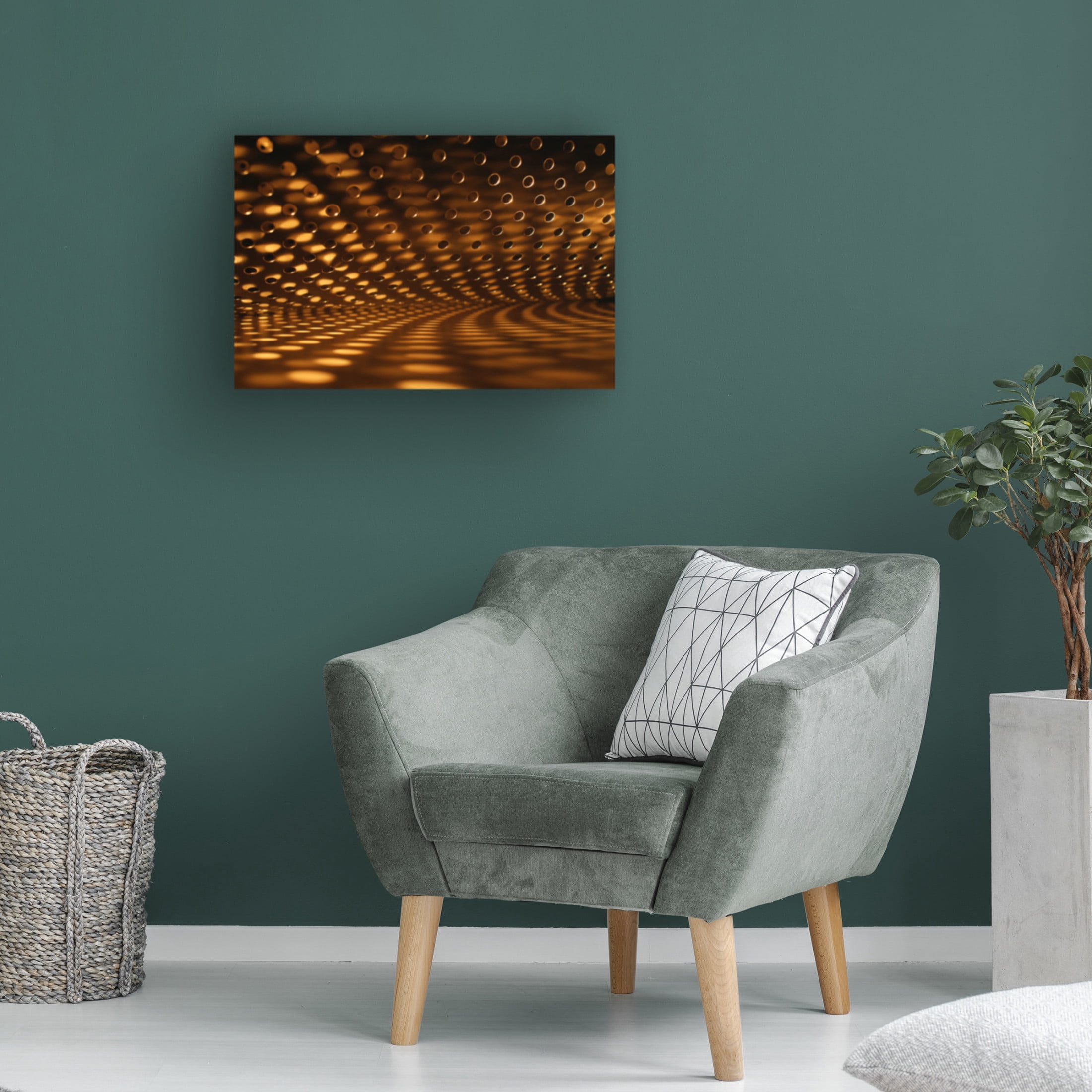 Canvas Wall Art - Cristina Nika 'Lichter' Wall Art for Living Room, Bedroom, or Office D?cor by Trademark Fine Art - 47 x 30 Inches