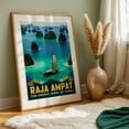 thumbnail image 6 of Raja Ampat Poster: Indonesia’s Underwater Paradise - West Papua Indonesia Illustration Travel Poster Tropical Seascape Boat Sailboat Ocean Nature Unframed Wall Art Print 8 x 12 inches, 6 of 60