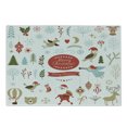 thumbnail image 1 of Christmas Cutting Board, Christmas Graphic Elements Delicate Gentle Ornate, Decorative Tempered Glass Cutting and Serving Board, Small Size, Multicolor, by Ambesonne, 1 of 1