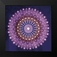 thumbnail image 2 of Grey, Jace 12x12 Black Modern Framed Museum Art Print Titled - Circular BoHo, 2 of 5