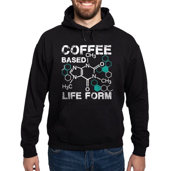 CafePress - Coffee Based Life Form Hoodie (Dark) - Pullover Hoodie, Classic, Comfortable Hooded Sweatshirt