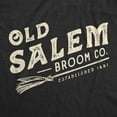 thumbnail image 2 of Womens Old Salem Broom Co T Shirt Funny Halloween Witch Tee Womens Graphic Tees, 2 of 7