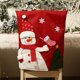 thumbnail image 2 of Kearding Decoración de Navidad, funda para silla, funda para de comedor, calcomanía de Hotel para el hogar, diseño bonito, accesorios Kits de decoración para fiestas Patrón de muñeco de nieve, 2 of 6