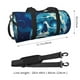 thumbnail image 2 of Balery Abstract Blue Skull Bolsa de Gimnasio para Mujeres y Hombres, Bolsa de Viaje Impermeable, Bolsa de Fin de Semana con Compartimento para Zapatos y Bolsillo Húmedo, 2 of 6