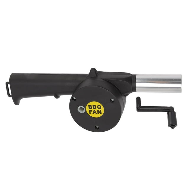 Soplador de aire Mini ventilador de barbacoa portátil de mano resistente a altas temperaturas fácil limpieza negro