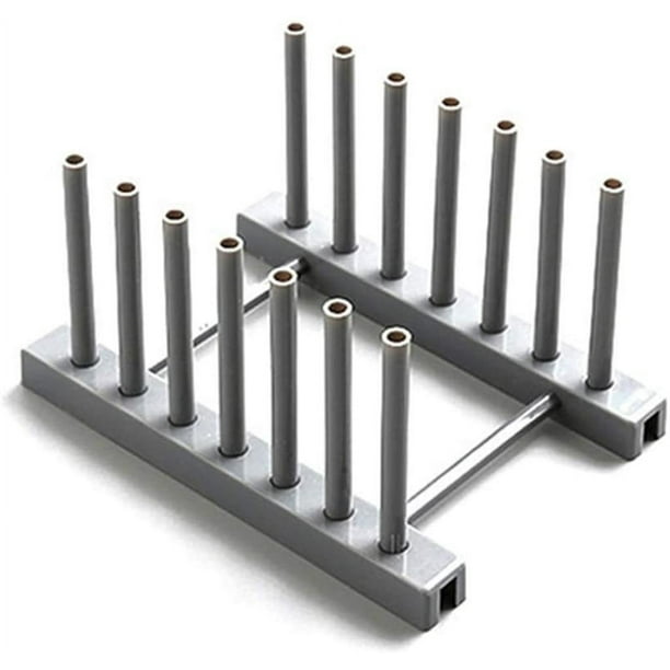 Organizador de rejillas para platos, solución de almacenamiento duradera para las necesidades diarias de su cocina, el diseño desmontable garantiza facilidad de uso e higiene, ideal para almacenar