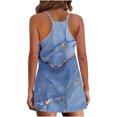 thumbnail image 4 of Puntoco Vestidos Mujer Verano Mujer Casual Impresión Suspender V-Cuello Jersey Sin Mangas Dresswu, 4 of 6
