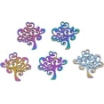 thumbnail image 2 of 5pcs Tree Charms Multi-Color Flat Charms Stainless Steel Pendants for Necklace Bracelet Jewelry Making 20.5x20x1mm Hole 1.5mm, 2 of 4