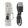 thumbnail image 1 of Mini llavero con linterna LED potente para exteriores, portátil, súper brillante, multifunción, recargable por USB, modelo fluorescente, 1 of 14