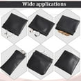 thumbnail image 6 of PH 6 Sizes Leather Squeeze Coin Purse 6pcs Black Change Holder Mini Coin Pouch Jewelry Pouch Sunglasses Pouch Jewelry Ring Pouch Travel Bag for Men/Women Wedding Anniversary Christmas Black, 6 of 6