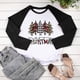 thumbnail image 4 of Pntutb - Camiseta de Navidad para mujer, temporada festiva, regalo para amantes, camiseta de manga larga para mujer, camiseta con costuras a juego de colores Pntutb Pntutb-3354, 4 of 7