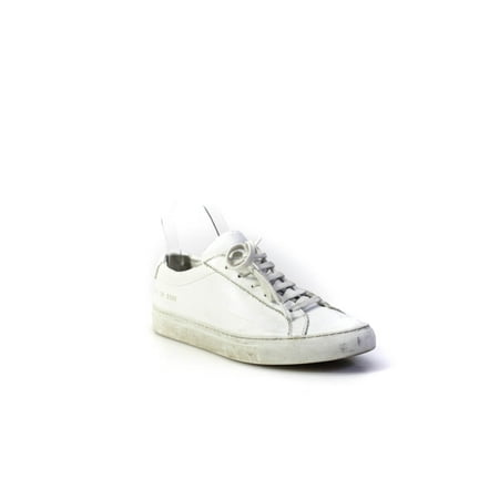 

Pre-owned|Common Projects Womens Low Top Leather Sneakers White Size 36 6