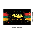 thumbnail image 2 of Black History Month Banner Backdrop Vibrant Design Party Supplies Celebration Event Decorations Community Festivity Background Diversity Unity, 2 of 3