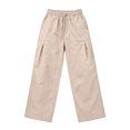 thumbnail image 6 of Women's Wide Leg Pants - Lightweight Pleated Casual Long Trousers - Loose Elastic Waist Drawstring Outdoor Running Pants with Pockets, 6 of 9