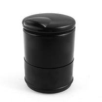 less Cylinder Shape Ashtray Black Dark Green