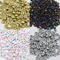 thumbnail image 2 of 100 Pcs Spacer Acrylic Beads Cube Alphabet Letter Bracelet Jewelry Making DIY, 2 of 7
