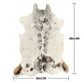thumbnail image 2 of LYENDOS Cowhide rug 3 x 4 Feet,Cow hide rug Durable No-Slip Backing,Faux cowhide rug Thickened Elastic,for Bedroom Living Room Home Office Western Decor, 2 of 6