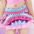 thumbnail image 5 of YunPes Girls Swimsuit for Teen Girl Tankini Swimsuits Bathing Suit Beach Bikini Swimwear with Skirt Bikini Set Girl, 5 of 8