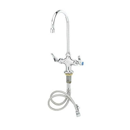 TS Brass B-0300 Double Pantry Commercial Faucet, Chrome