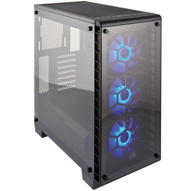 Gabinete Corsair Crystal 460X RGB 3 Ventiladores USB3 CC-9011101-WW