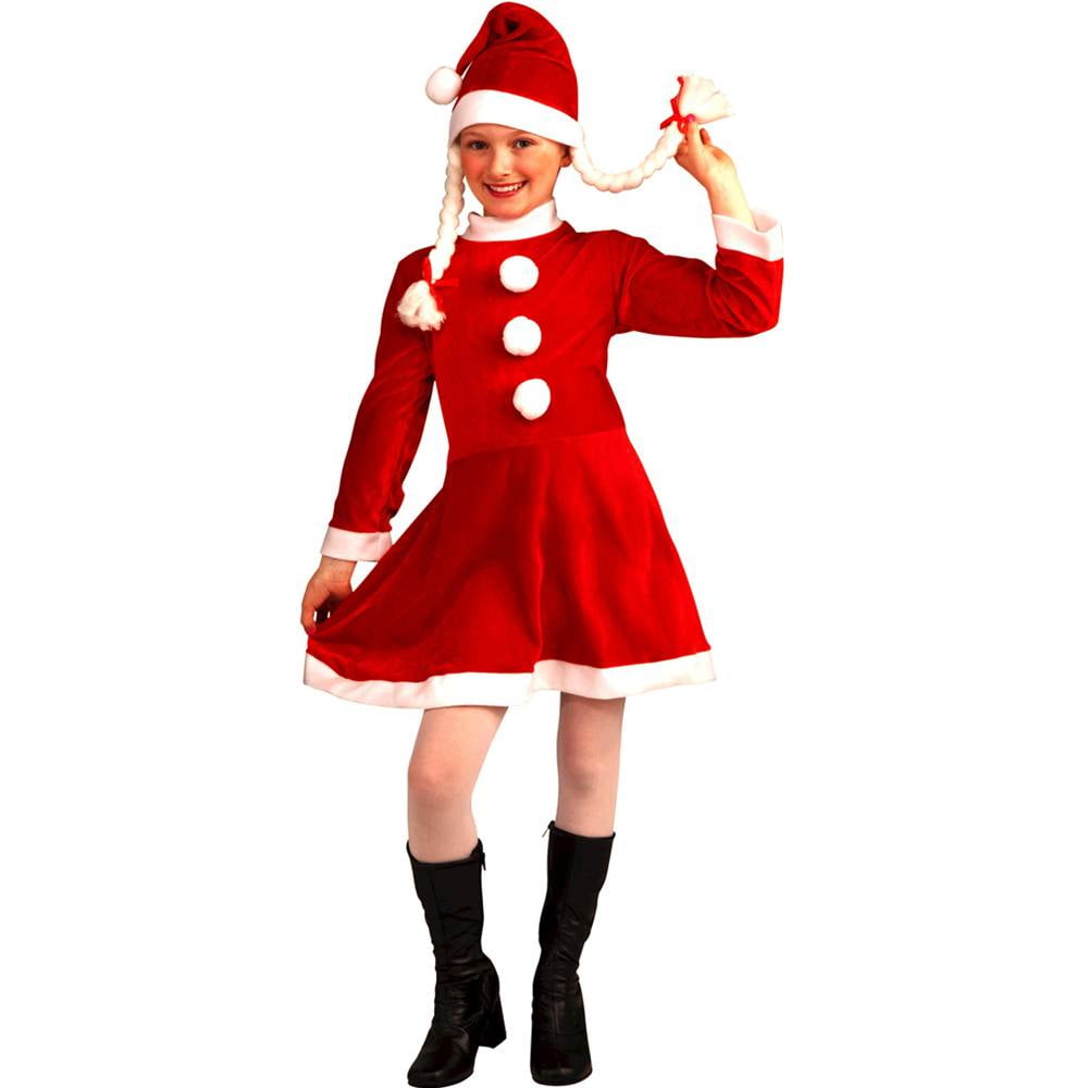 girls mrs claus costume