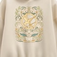 thumbnail image 2 of The Hunger Games - Floral Mockingjay Pin Oversized Fleece Hoodie Sweatshirt, 2 of 4