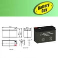 thumbnail image 6 of BatteryGuy 12V 9Ah rechargeable Sealed Lead Acid High Rate battery Set of Four, 6 of 7