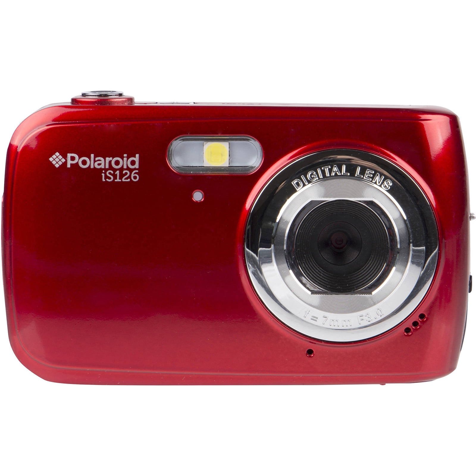 Polaroid iS126 16.1MP Digital Camera (Red) - Walmart.com