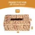 thumbnail image 2 of Water Hyacinth Wicker Rectangular Tissue Box Cover, 2 of 7