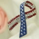 thumbnail image 4 of Diamante de Imitación Broches EE.UU. Americano Cinta Del Indicador de La Joyería Patriótica, 4 of 6