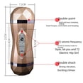 thumbnail image 5 of Masturbador masculino con doble orificio y forma de avión, con succión eléctrica y inserción por succión, productos sexuales automáticos para adultos, 5 of 5
