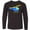 AB-Black, variant on Inktastic Blue Helicopter Long Sleeve Youth T-Shirt