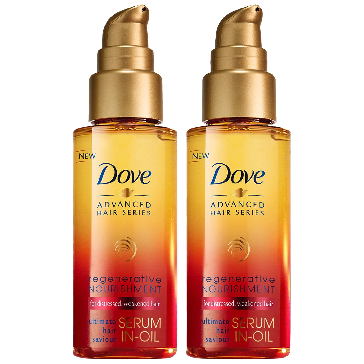 Pack of (2) Dove Advanced Hair Series Regenerate Nourishment Serum 50ml