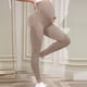 thumbnail image 4 of MKLEKYY Leggins de mujer para vestir Pantalones de maternidad para yoga y uso diario con cintura elástica cómoda para uso activo y activo, 4 of 5