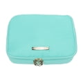 thumbnail image 2 of Daboolka Bolsa de almacenamiento portátil de gran capacidad para maquillaje de viaje, bolsa organizadora (verde), 2 of 8