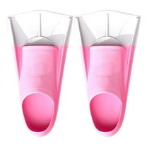 Hvmvliv Swimming Fins L Kids and Adults Swimming Fins Outdoor Pool Diving Short Fins Sea Diving Training Snorkeling Equipment Pink