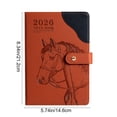 thumbnail image 3 of Leather Journal Notebook A5 Refillable Writing Pad with Buckle Closure, Lined Paper for Note Taking, Travel Diary, Planner, Sketchbook, Business Meeting, Gift Idea, Premium PU Cover, Thick Pages, 3 of 8