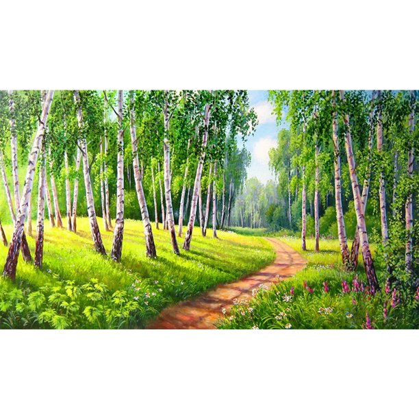5D bricolaje redondo completo taladro diamante pintura selva bosque hogar pared arte artesanía regalo Likrtyny Arte deco