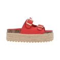 thumbnail image 2 of Sandalia De Plataforma Con Yute Para Mujer Rojo Dos Evillas Platonia PIA-07-ROJO, 2 of 5