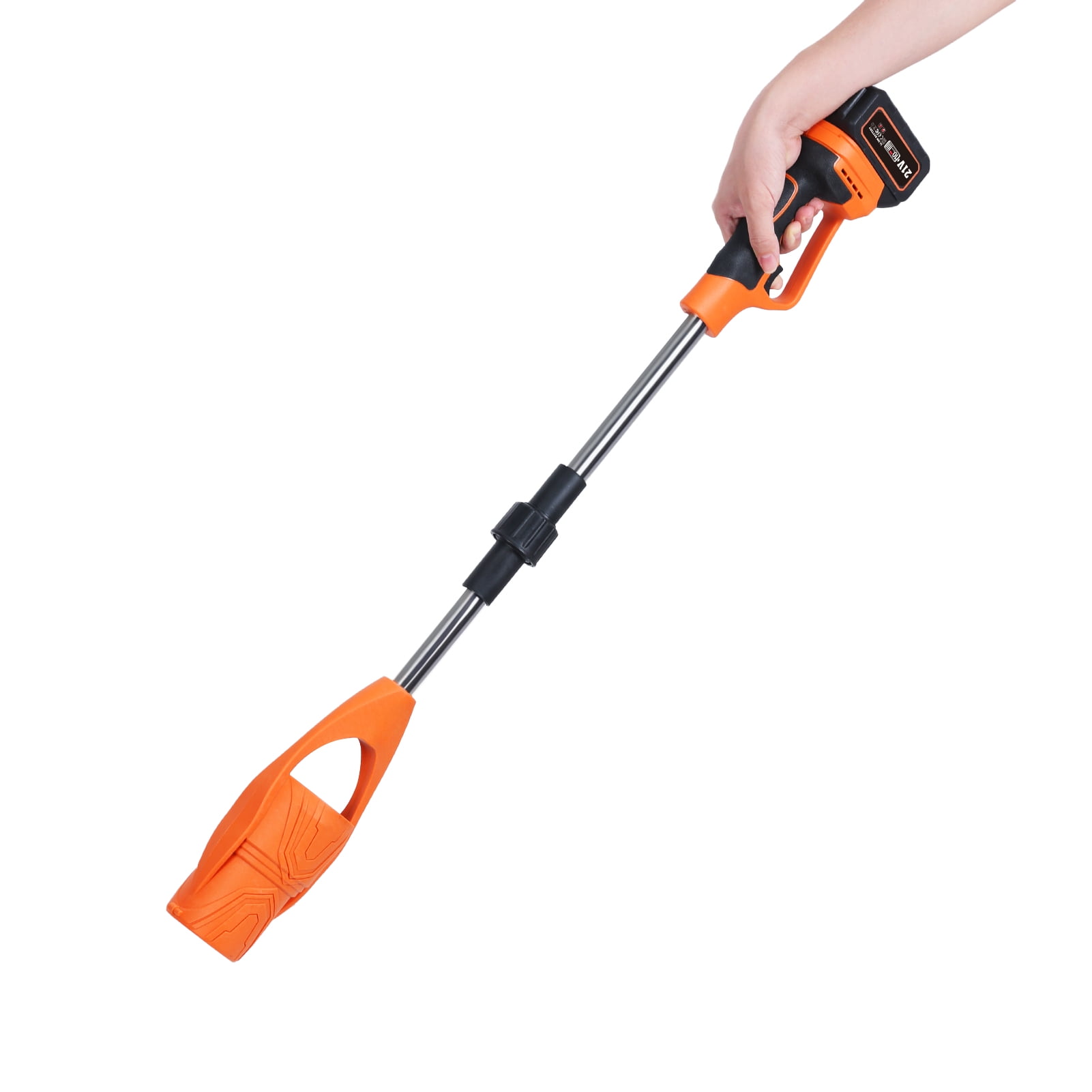 Leaf Blower Cordless, 400W Leaf Blowers with 1 Battery Powered and 1 Charger, Detachable Folding Blower Cordless for Lawn Care, Patio, Indoor