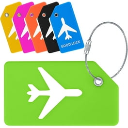 Taihexin Silicone Luggage Tag, Set of 6 - 4.13*2.56 inches